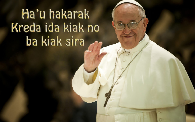 Papa afirma katak nia sei remata Ensíklika ne’ebé Bento XVI hahú
